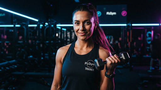 Entrenadora del equipo FLGym